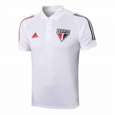 Adidas São Paulo White Polo Shirt 2020