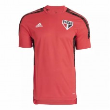 Adidas Sao Paulo Training Shirt Mens Red 2021 2022