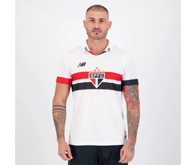 24-25 Sao Paulo Mens Home Jersey