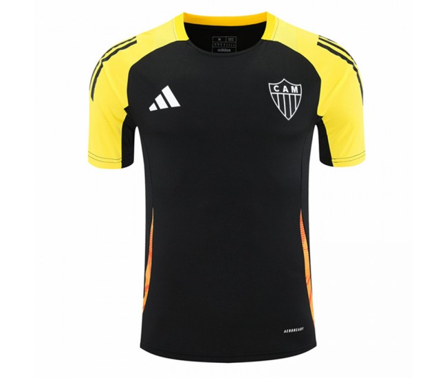 25-26 Atletico Mineiro Mens Black Training Soccer Jersey
