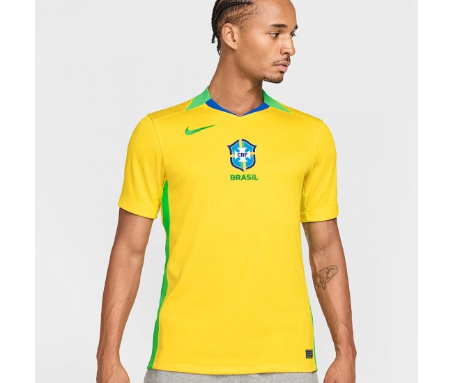25-26 Brazil Mens Home Soccer Jersey