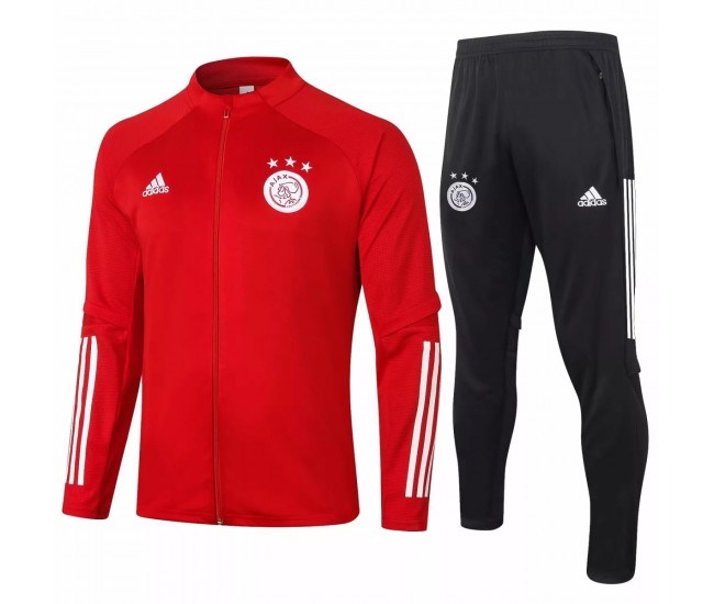 Ajax Amsterdam Training Technical Football Tracksuit 2020 2021 Red