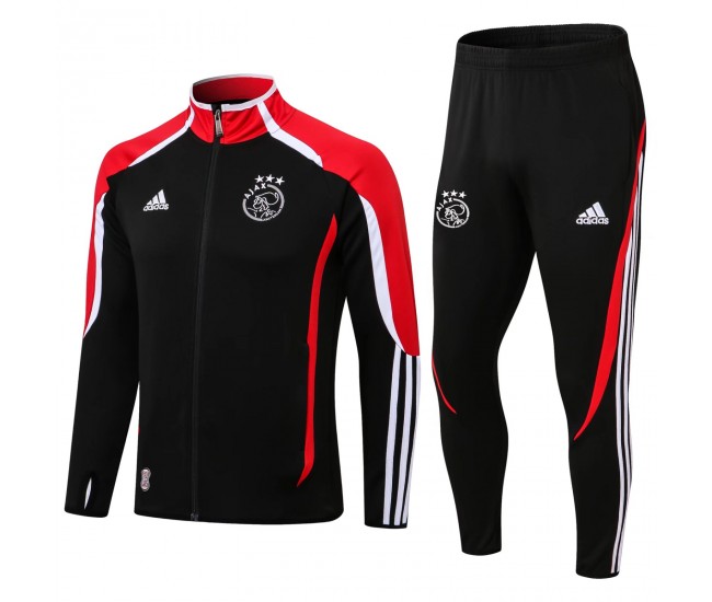 2021-22 Ajax Black Training Presentation Tracksuit