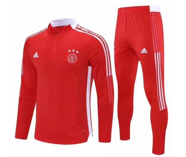 2021-22 Ajax Amsterdam Training Sweat Soccer Tracksuit