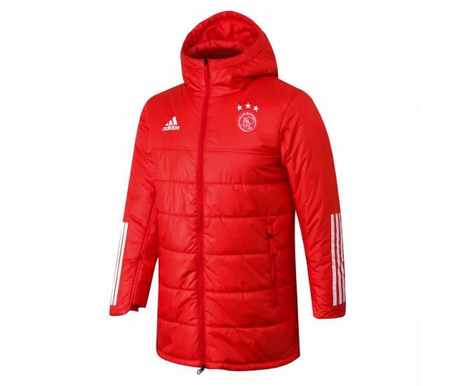 Ajax Red Winter Football Jacket 2021