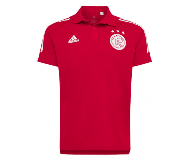 AJAX Training Football Polo Shirt Home Senior 2020 2021