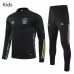 Ajax Training Sweat Football Tracksuit Black Kids 2021