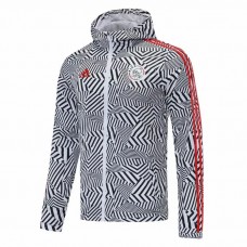 Ajax Windbreaker Football Jacket White 2021