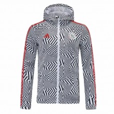 Ajax Windbreaker Football Jacket White 2021