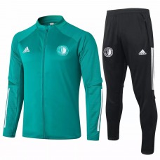 Feyenoord Training Presentation Football Tracksuit Green 2020 2021