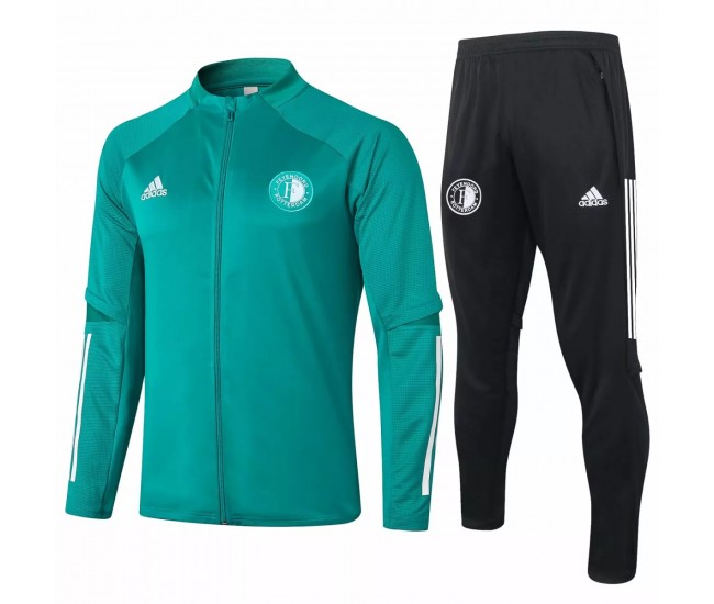 Feyenoord Training Presentation Football Tracksuit Green 2020 2021