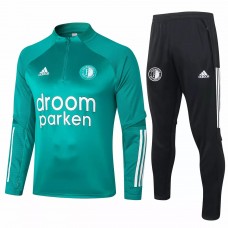 Feyenoord Training Technical Football Tracksuit Green 2020 2021