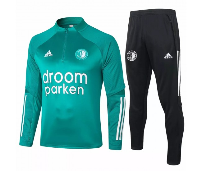 Feyenoord Training Technical Football Tracksuit Green 2020 2021