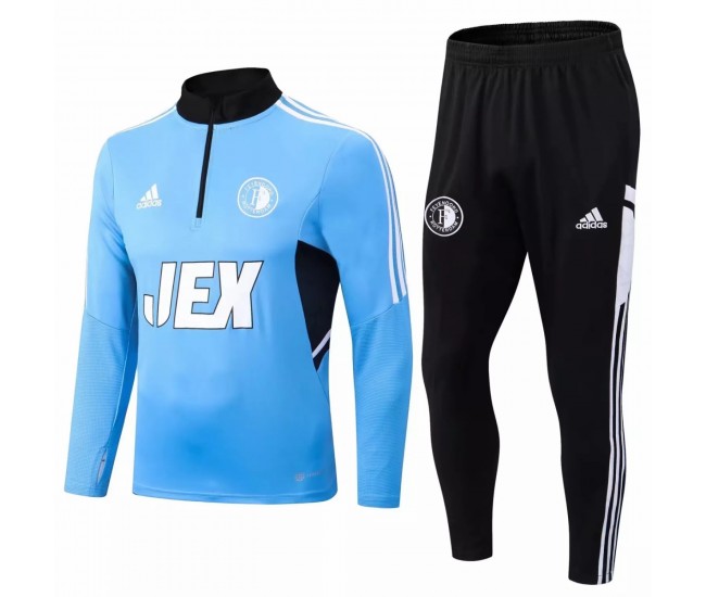 2022-23 Feyenoord Blue Training Technical Soccer Tracksuit
