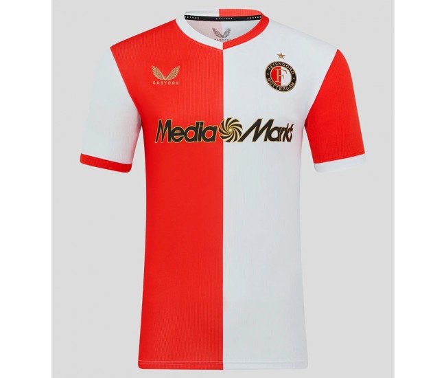 25-26 Feyenoord Mens Home Soccer Jersey 