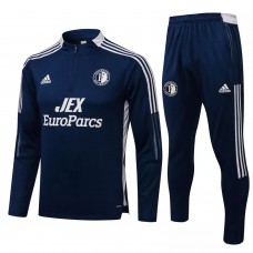 2021-22 Feyenoord Navy Training Technical Soccer Tracksuit