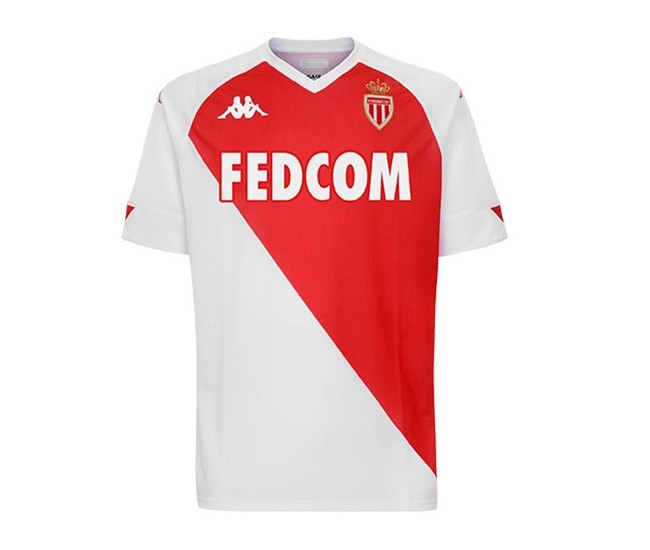 As Monaco 2020 2021 Home Shirt