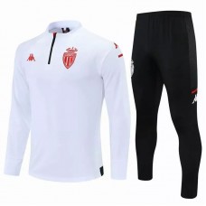 AS Monaco Training Football Tracksuit White 2021