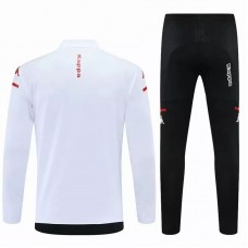 AS Monaco Training Football Tracksuit White 2021