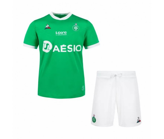 AS Saint Étienne Home Football Kit Kids 2021