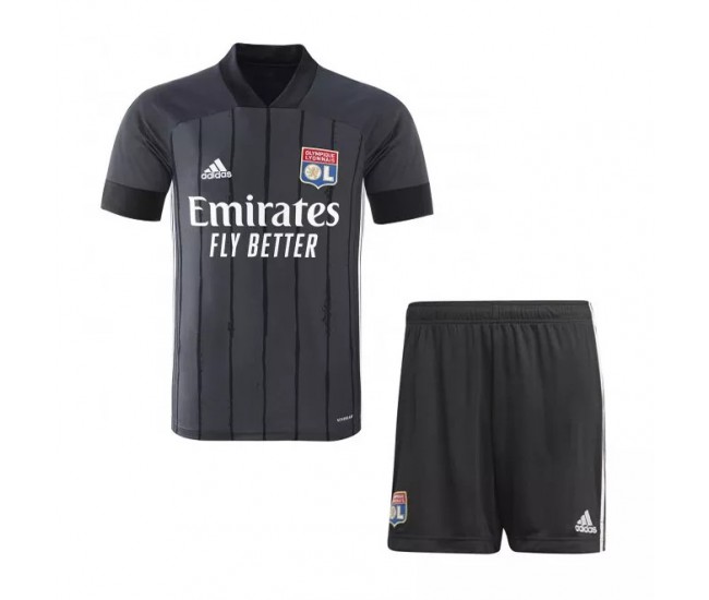 Olympique Lyonnais Away Kids Football Kit 2020 2021