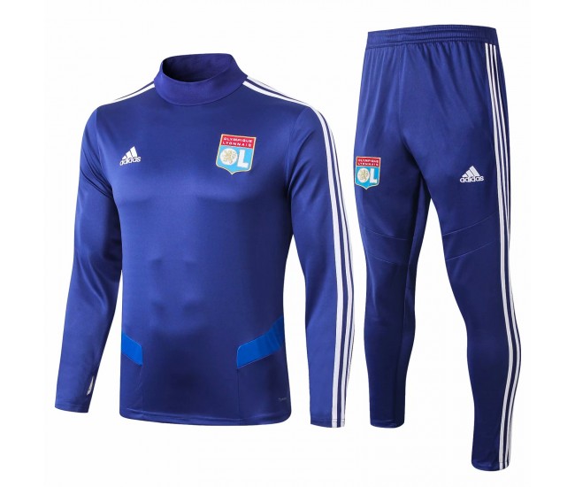 Olympique Lyonnais Blue Soccer Tracksuit 2019 2020