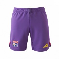 2023-24 Olympique Lyonnais Men's Purple Goalkeeper Shorts