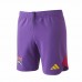 2023-24 Olympique Lyonnais Men's Purple Goalkeeper Shorts