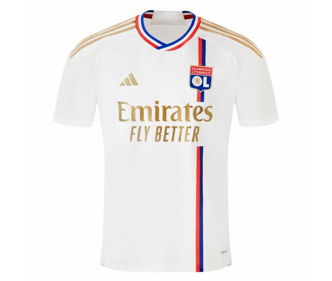 2023-24 Olympique Lyonnais Adult Home Jersey