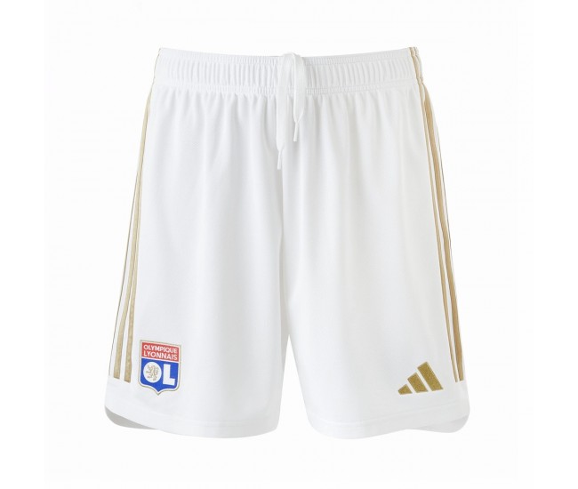 2023-24 Olympique Lyon Mens Home Shorts