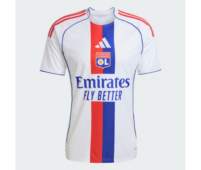 25-26 Olympique Lyonnais Mens Home Soccer Jersey
