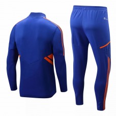 2022-23 Olympique Lyonnais Blue Training Technical Soccer Tracksuit