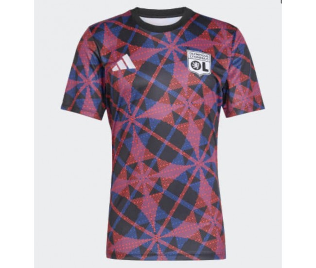25-26 Olympique Lyonnais Men's Pre Match Soccer Jersey 