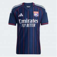 25-26 Olympique Lyonnais Mens Away Soccer Jersey 