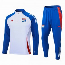 24-25 Olympique Lyonnais Mens White Training Technical Tracksuit