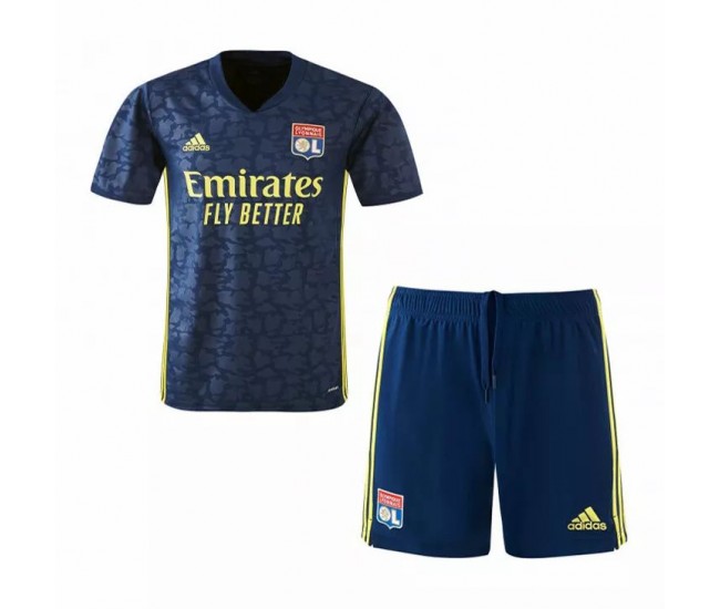 Olympique Lyonnais Third Football Kit Kids 2021