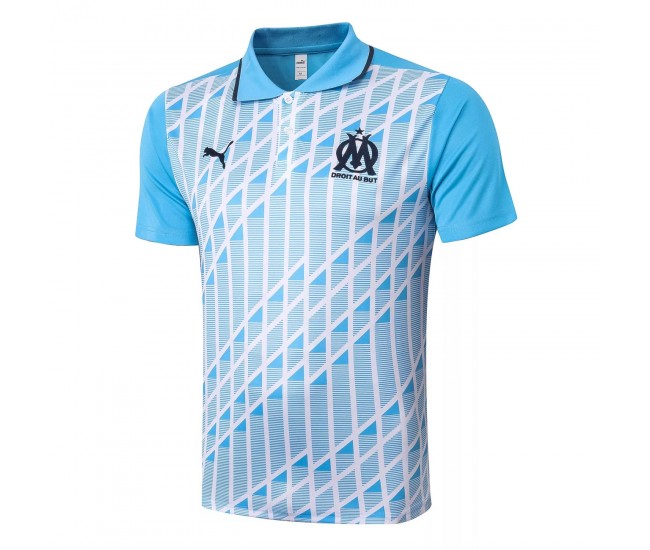 Olympique de Marseille 2020 Blue Polo Shirt