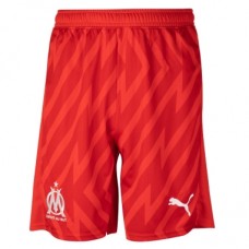 2023-24 Olympique de Marseille Men's Red Goalkeeper Shorts