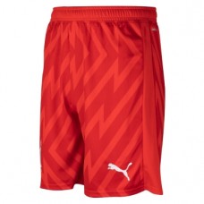 2023-24 Olympique de Marseille Men's Red Goalkeeper Shorts