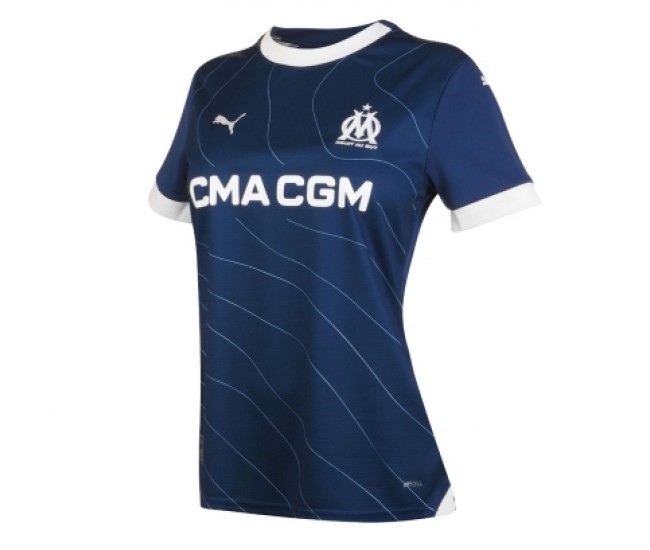 2023-24 Olympique de Marseille Women's Away Jersey