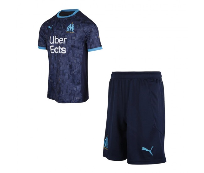 Olympique de Marseille Away Kids Kit 2020