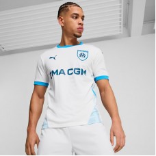 24-25 Olympique de Marseille Men's Home Authentic Soccer Jersey 