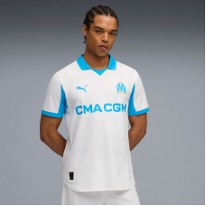 25-26 Olympique de Marseille Men's Home Authentic Soccer Jersey 