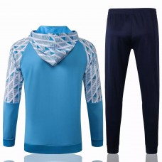 Olympique Marseille Training Technical Football Tracksuit Blue 2021