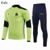 Olympique Marseille Training Technical Football Tracksuit Yellow Kids 2021