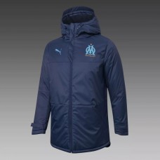 Olympique Marseille Training Football Winter Jacket Navy 2021