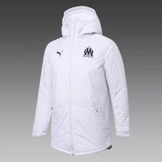 Olympique Marseille Training Football Winter Jacket White 2021