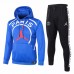 PSG X Jordan Blue Soccer Presentation Tracksuit 2020