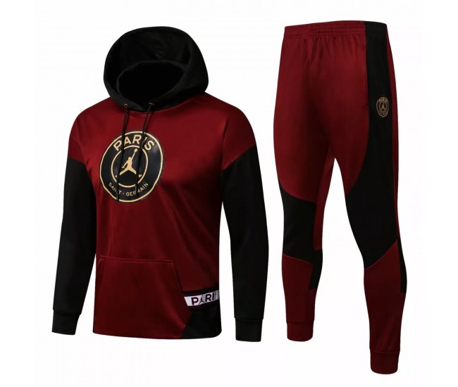 2021-22 Jordan X PSG Soccer Hooded Training Technical Tracksuit