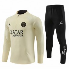 23-24 Jordan PSG Beige Training Technical Soccer Tracksuit